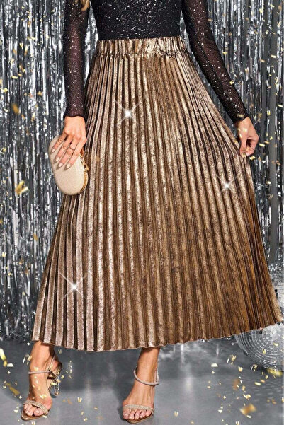 StreetWear Outlet Women's Pleated High-Waist Skirt