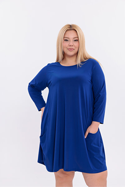 HELVEYS Stretch Fabric Sandy Fabric Pocket Modern Cut Above Knee Long Sleeve ...