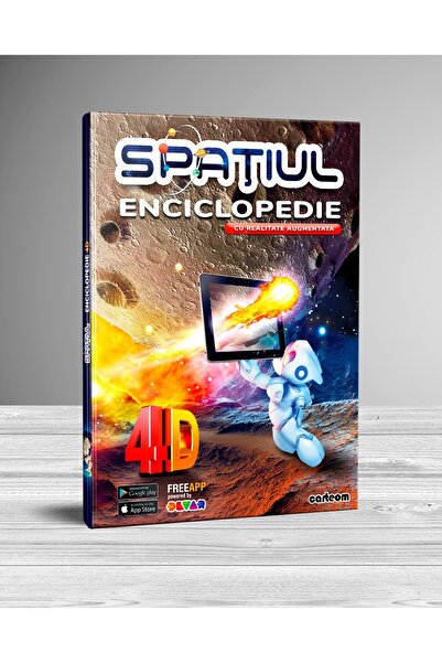 Devart Spatiul - Enciclopedie cu Realitate Augmentata, carte interactiva 4D, ...