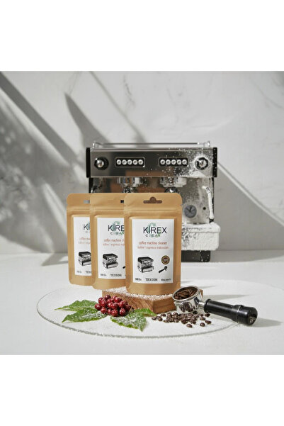 KİREX Coffee Espresso Machine Descaler & Remover Cleaner Powder 5 Usesx25G