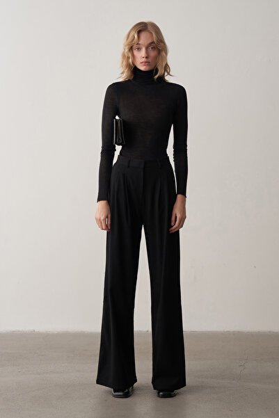 Mathilda Store Siyah Femme Flow Bol Paça Palazzo Pantolon