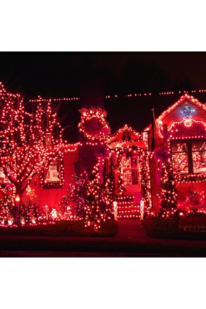 Zet 140 LED Installation – 9m Indoor-Outdoor, +ZET Gift, Christmas and Events Plug Red