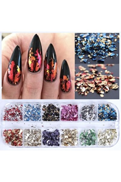 GIRLS CORNER Colored decorative foil set of 12 multicolor