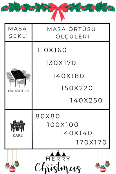 Soft Kare New Year Themed Linen Textured Liquid-Proof Tablecloth – Stylish and Durable