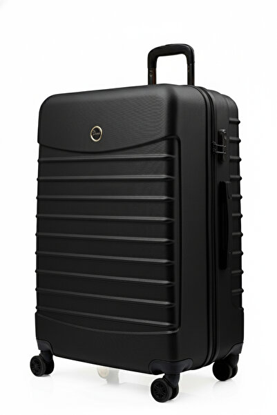 louisiana polo Büyük Boy Valiz 4x2 Teker Siyah-Siyah 1168