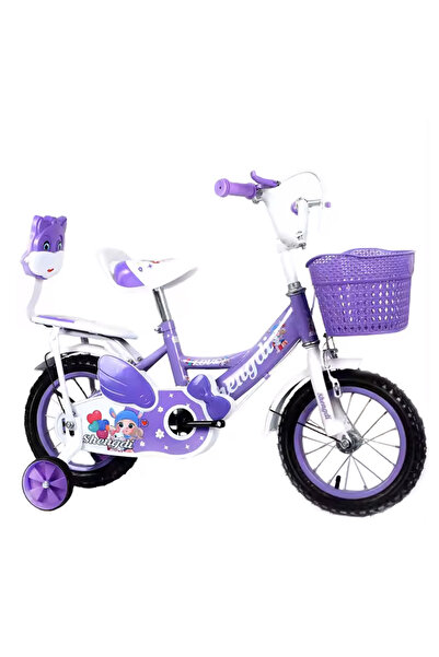NBW Children's bicycle 3 - 6 years, 14 inch wheels, NBW, Two seats, Training wheels and Brakes