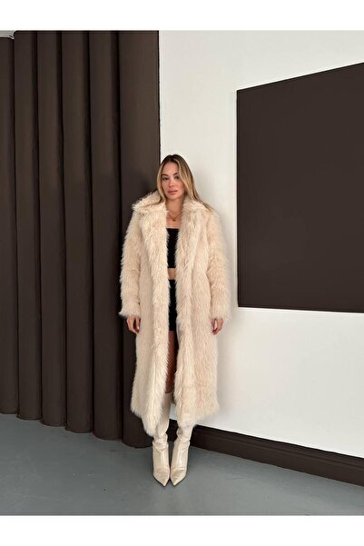 ALVOR Şal Yaka Uzun  Kürk