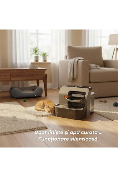 KonLinx Automatic water dispenser for cats and small dogs, 3.2 l, cordless, n...