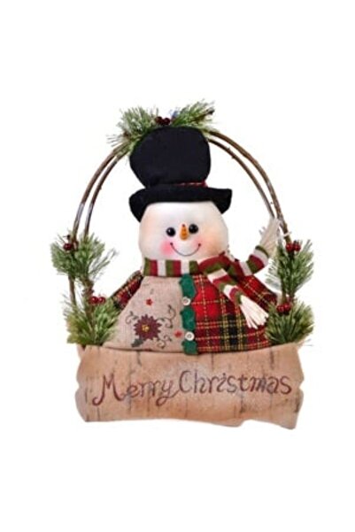 Jumbo SNOWMAN DOOR WREATH ORNAMENT