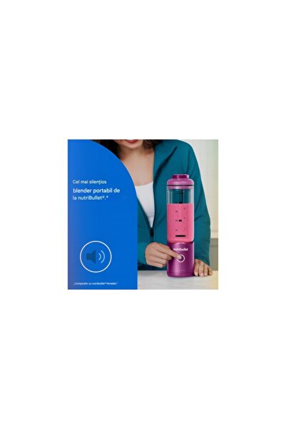 Nutribullet Flex Portable Blender 590 ml, USB-C, NBP013VT, Purple
