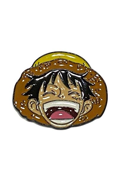 no markte Metal Sticker - Luffy Face