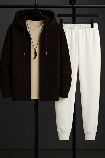 BRLKN Men's Hooded Jacket Tracksuit Set