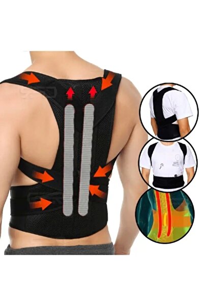 TrendyLux Corset Corector Postură Ortopedic, Reglabil, Anti-Cocoșat, Suport S...
