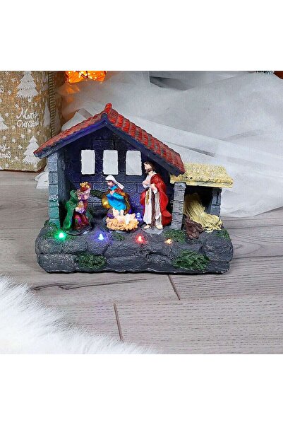 HOFF Nativity Decoration with 5 Multicolor LEDs, battery-powered