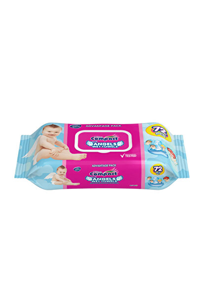 ANGELS Servetele Umede Fresh cu Capac ,, Baby Wet Towels '' - 1 Pachet x 72 buc Advantage Pack