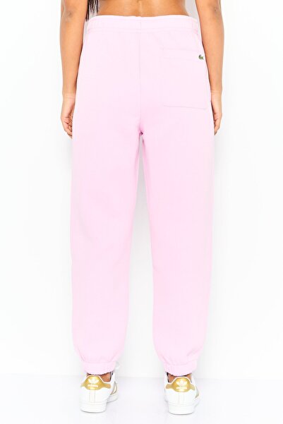 Lacoste Women Regular Fit Brand Logo Sweatpants, Light Pink