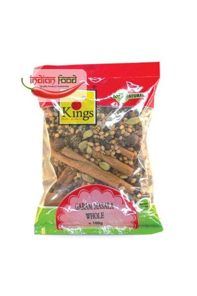 Kings Garam Masala Whole (Whole Spice Mixture) 100g