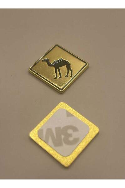 no markte ملصق معدني - تحذير من عبور الجمل