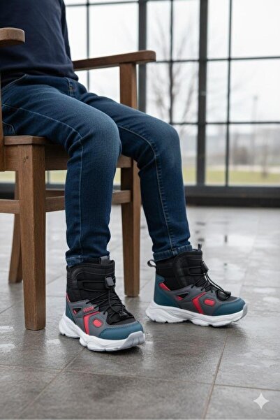 Vicco 943.P25K.502 Tog Μαύρες ελαφριές άνετες μπότες για αγόρια