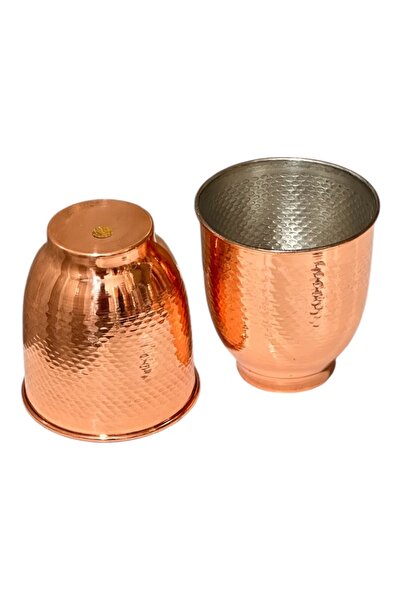 gulflower nude 100% Pure Copper Cup 2Pcs Mug Hammer Model
