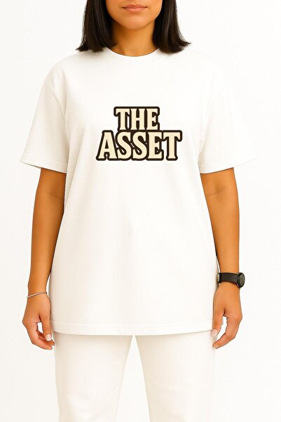 Bahriyeli Collection Oversized the Asset Foreign Series Chest Printed Unisex T-Shirt
