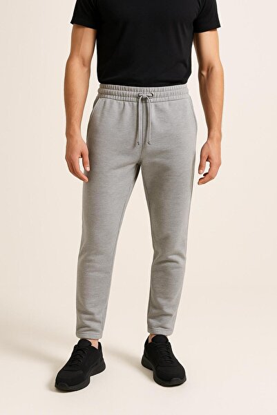 CLASSİCS MEN Men's Straight Leg Relaxed Fit Premium Combed Cotton Fabric Sweatpants