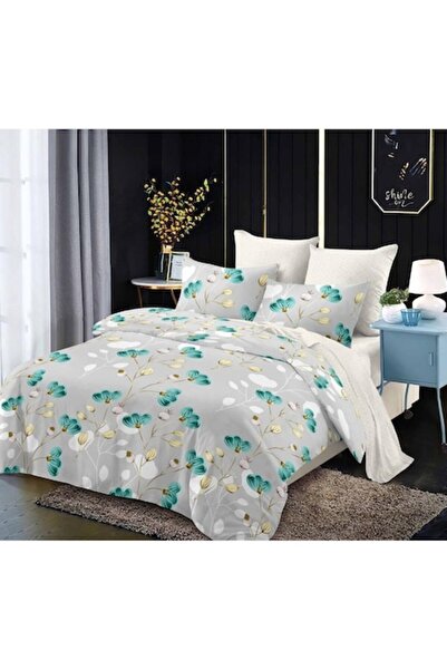MHR Double bed linen set, 6 pieces, fine cotton (Finet), multicolor