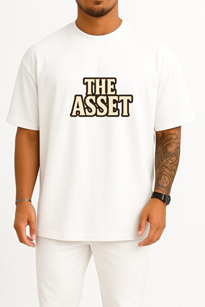 Bahriyeli Collection Oversized the Asset Foreign Series Chest Printed Unisex T-Shirt