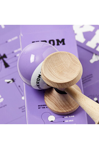 KROM KENDAMA POP LOL LAVENDER ORIGINAL - Sticky Clear