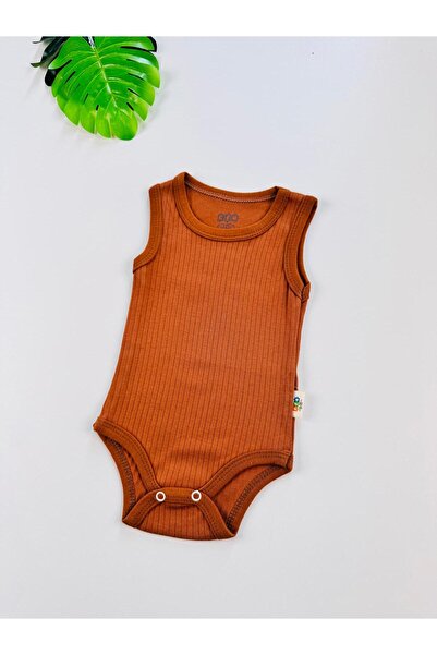 EFU BABY 100% Cotton Corded Fabric Straps Baby Undershirt Bodysuit