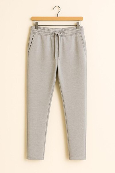 CLASSİCS MEN Men's Straight Leg Relaxed Fit Premium Combed Cotton Fabric Sweatpants