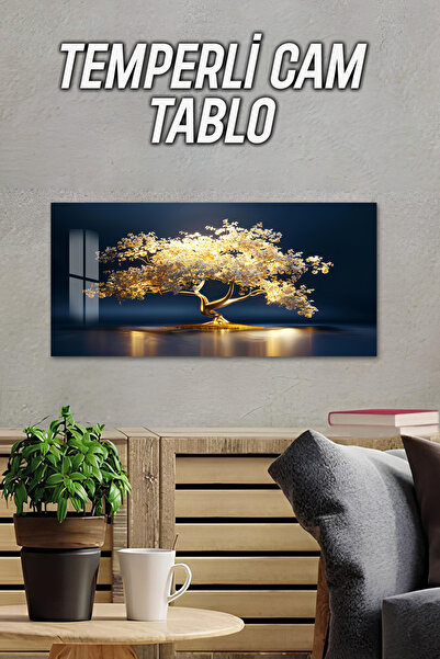 kutuTR 3D Görünümlü Temperli Cam Tablo – UV Baskı 60x30 cm- TVD053