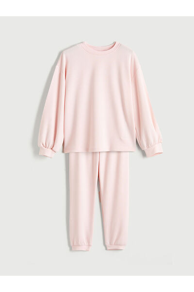 LC Waikiki طقم بيجامة للفتيات من فيجن نيو سيزون بياقة دائرية