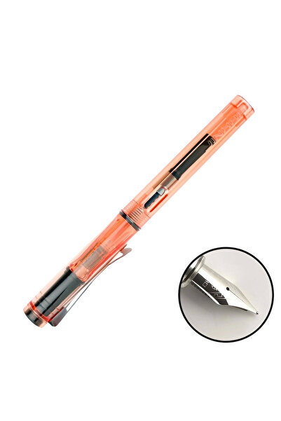 jinhao Dolma Kalem Fine Şeffaf Turuncu