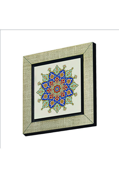 Souvenest Rumi Pattern Printed Wooden Mdf Magnet 7cm X 7cm | Kd-54