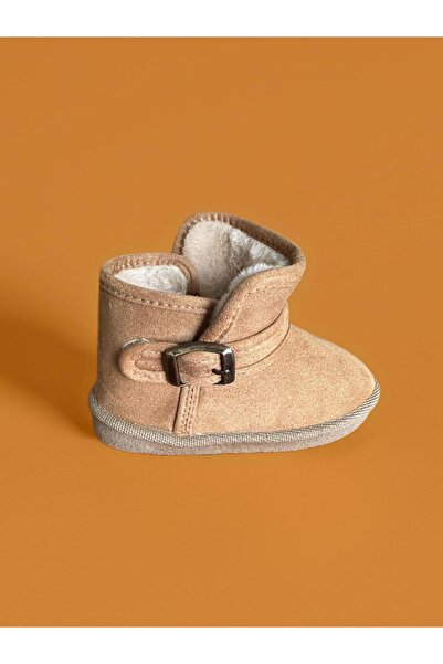 GEZER Μαλακό χειμωνιάτικο παντόφλες για το σπίτι με γούνα στον καφέ