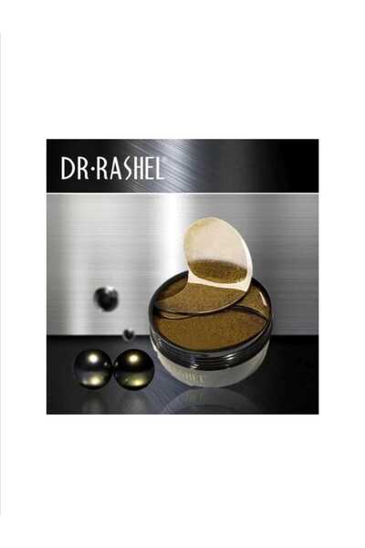 DR.RASHEL Hydrogel eye mask with black pearl and gold extract, 60 pieces, brown