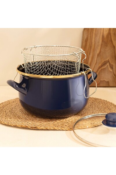 Madame Coco bonneville kızartma tenceresi -lacivert