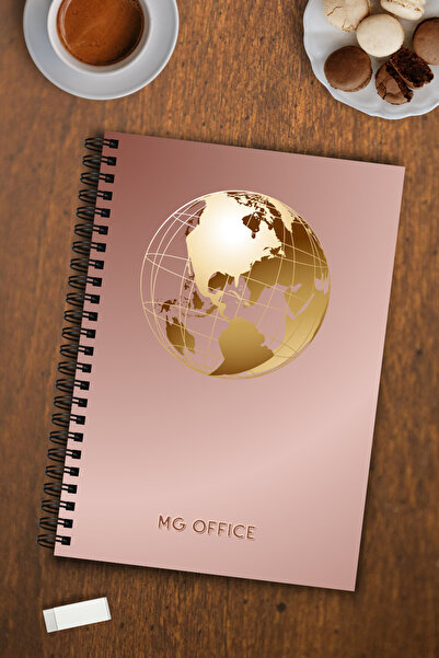 MG Office Vellum A5 Spiral Notebook 80 sheets Globus Aureus | White Vellum Notebooks 80g/m²