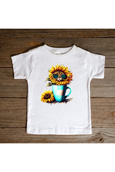 matelio Children's T-shirt Sunflower in a Cup