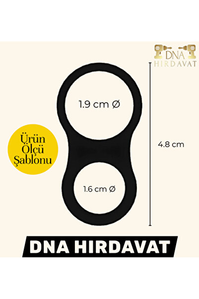 DNA HIRDAVAT 8 Adet Siyah Kapı Kolu Stoperi Silikon Duvar Koruyucu
