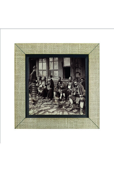 Souvenest A Coffee Shop in Istanbul Photo, 1905 Printed MDF Magnetkrt-136 Refrigerator Ornament