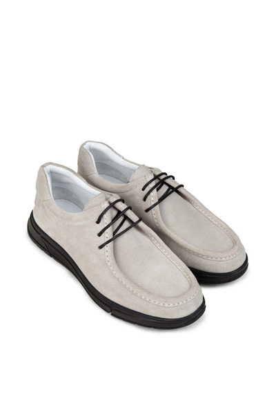 Deery Men's Genuine Suede Gray Casual Shoes