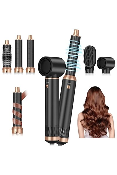 Vala Tech 5-in-1 Hair Dryer & Styler, 1000W, Ionic Anti-Frizz, 3 Temps