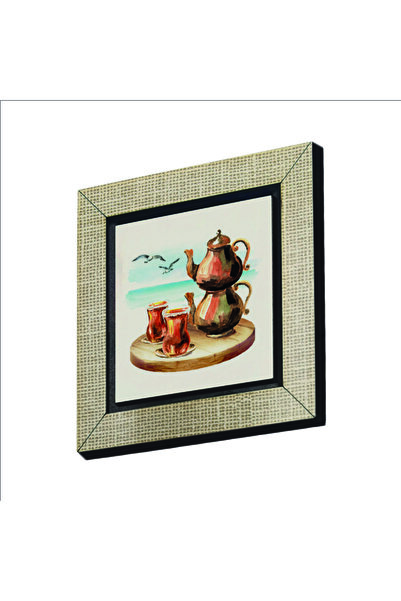 Souvenest Istanbul Tea Printed MDF Magnetkrt-059 Refrigerator Ornament