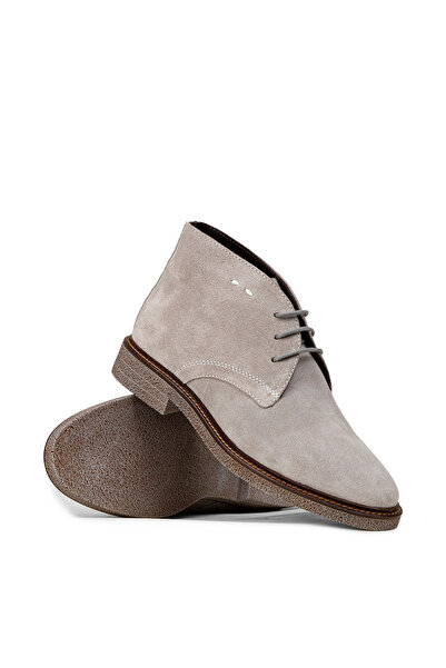 Deery Women's Genuine Suede Gray Boots