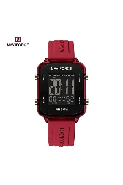 Naviforce Women's Fashion Transparent Waterproof Silicone Strap Watch