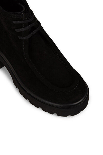 Deery Women's Genuine Suede Black Boots