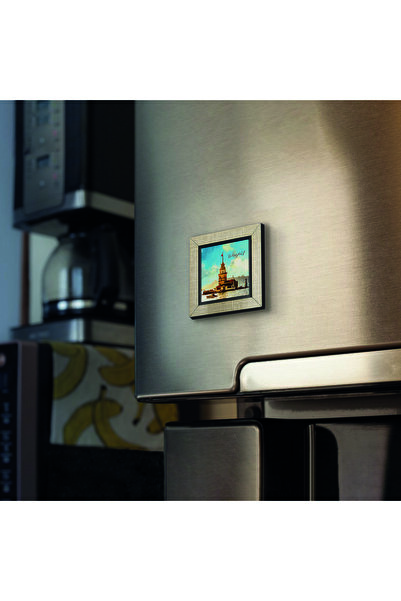 Souvenest Maiden's Tower Printed Mdf Magnetkrt-018 Refrigerator Ornament