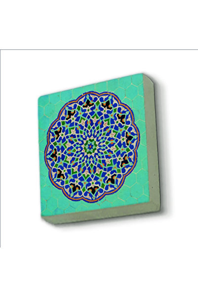 Souvenest فرايداي مسجد صيني إيراني مطبوع من الحجر الطبيعي Magnetkd-053 زخرفة الثلاجة